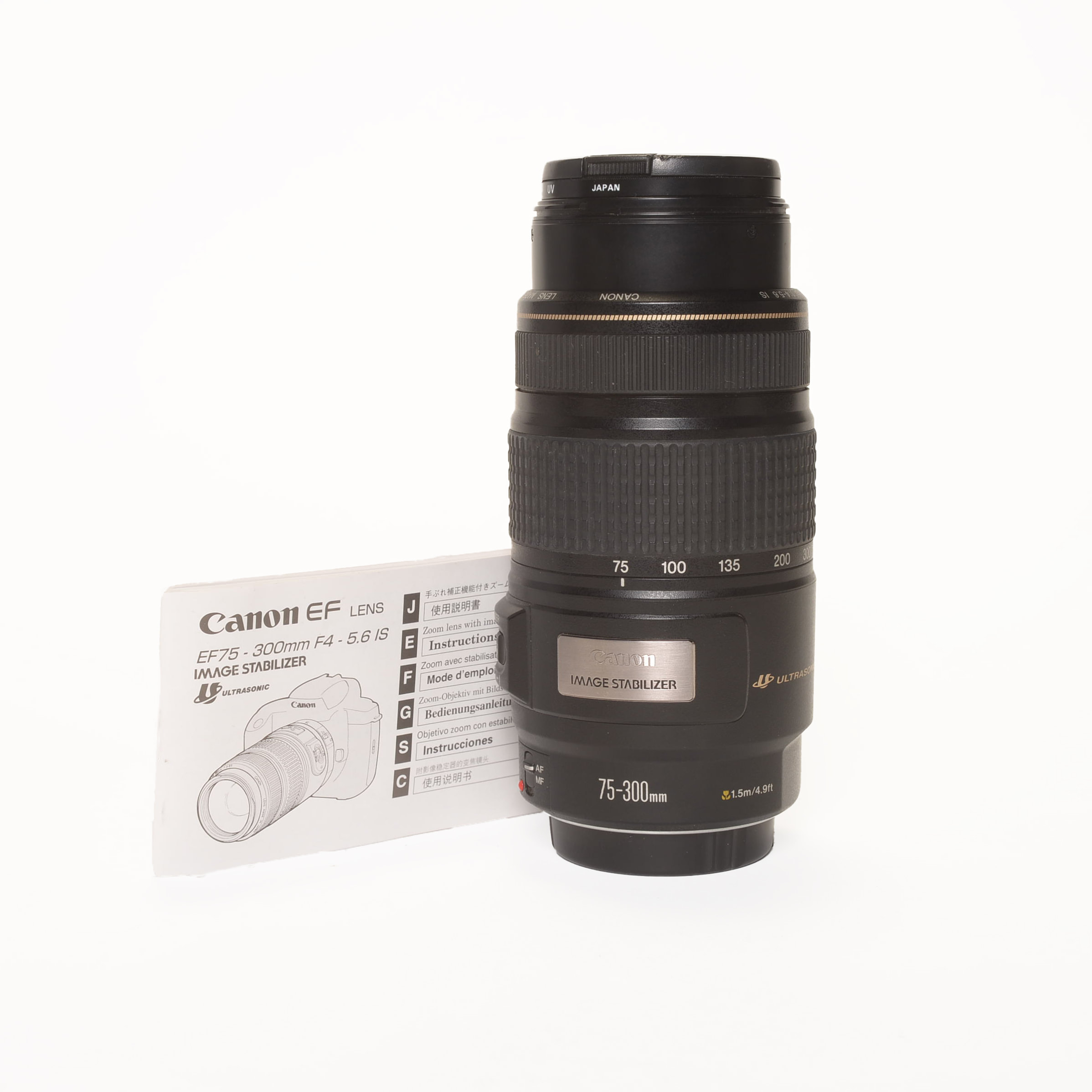 Canon Zoom Lens Ef 75 300mm F4 Pdr Film Photography